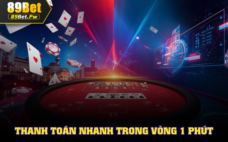 Thanh toán linh hoạt 1 phút
